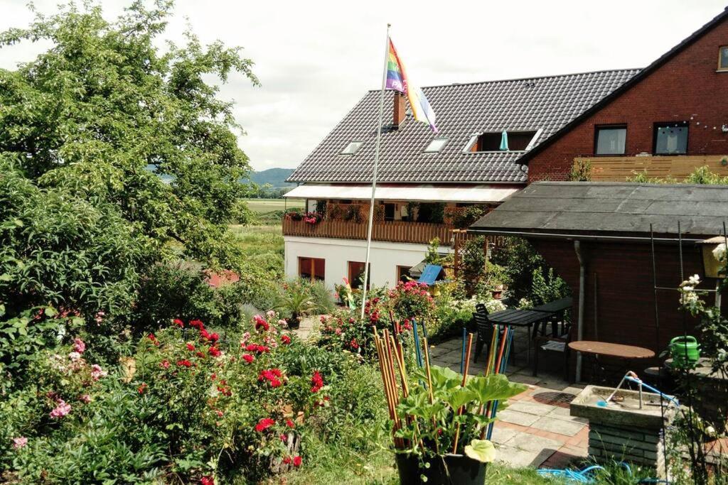 Ferienwohnung Mit Weserblick Und Kamin Hessisch Oldendorf Exterior photo